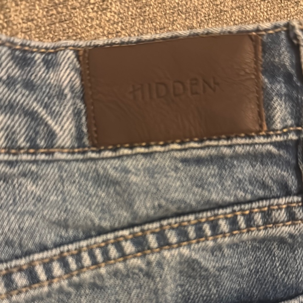 Ripped Cutoff Distressed Denim Women Shorts by Hidden Size XS - Picture 6 of 9